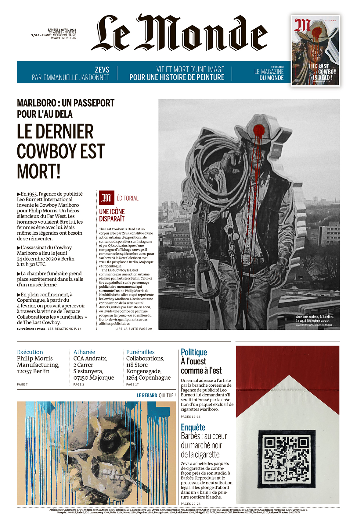 ZEVS – Le Monde Newspaper